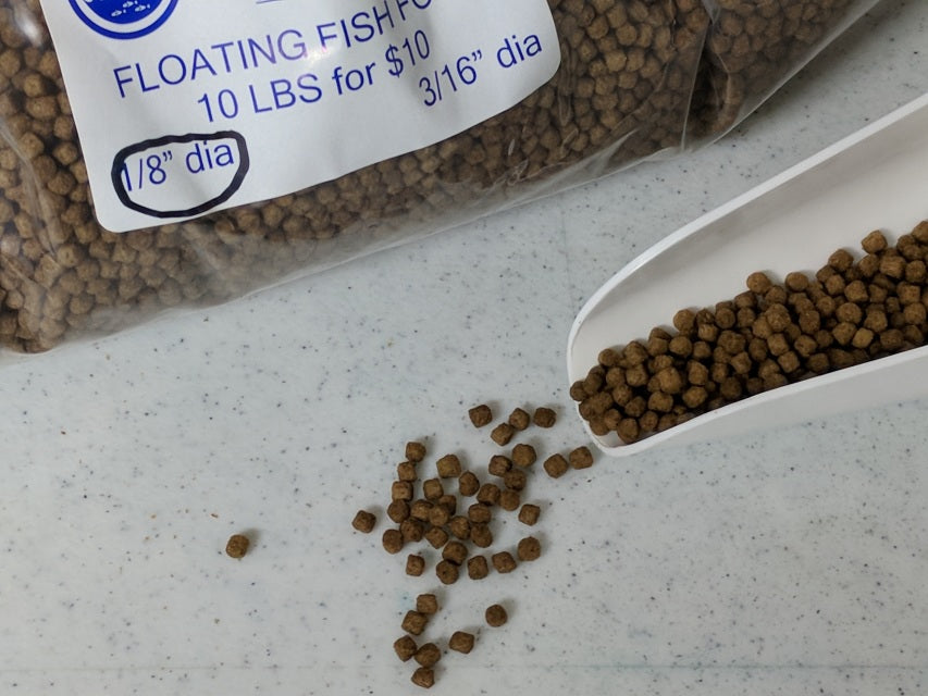 Floating Fish Food 10lb bag